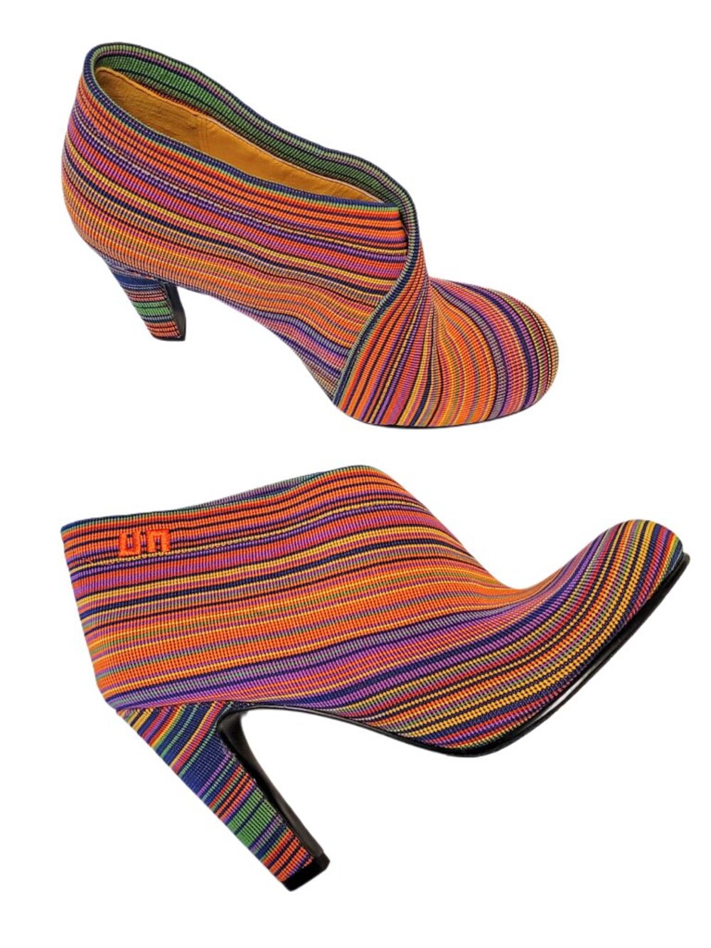 United Nude Fold Hi Multicolor Heeled Ankle Boots 40